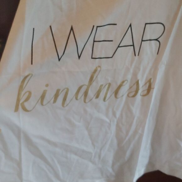 Racer back Shirt. I WEAR KINDNESS Size Small NWT - Picture 3 of 8